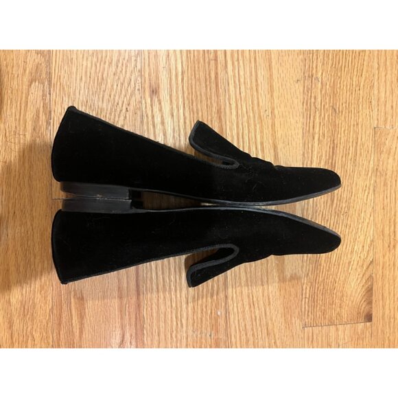 M. Gemi Black Velvet Parma Flats 36 - Picture 4 of 7